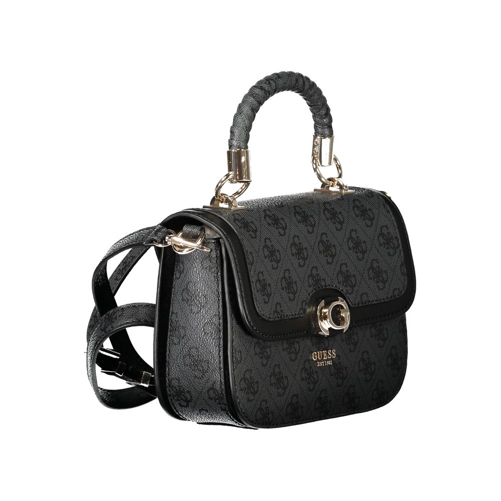 Guess Jeans Schwarz Polyethylen Frauen Handtasche